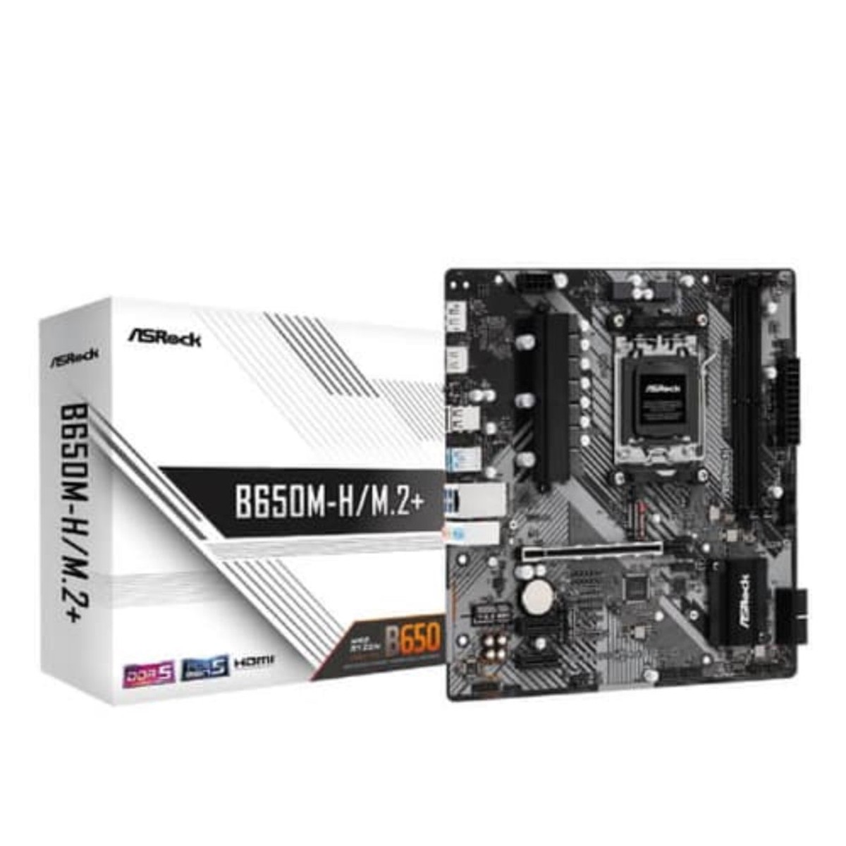 ASROCK B650M-H M.2 Plus DDR5 Motherboard