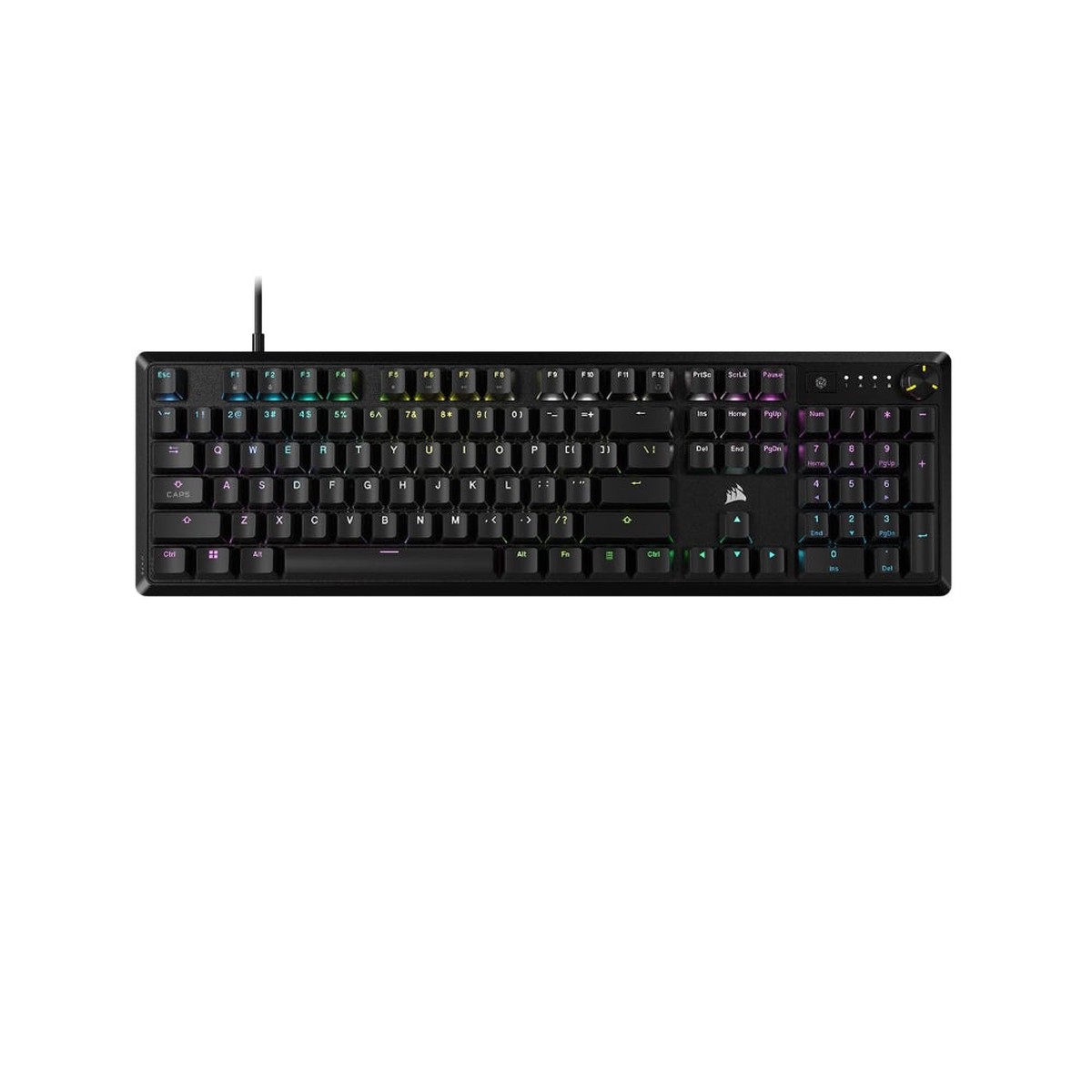 CORSAIR K70 Core Wired Full Size RGB Mechanical Gaming Keyboard ( Black ) ( Red Linear Switch )