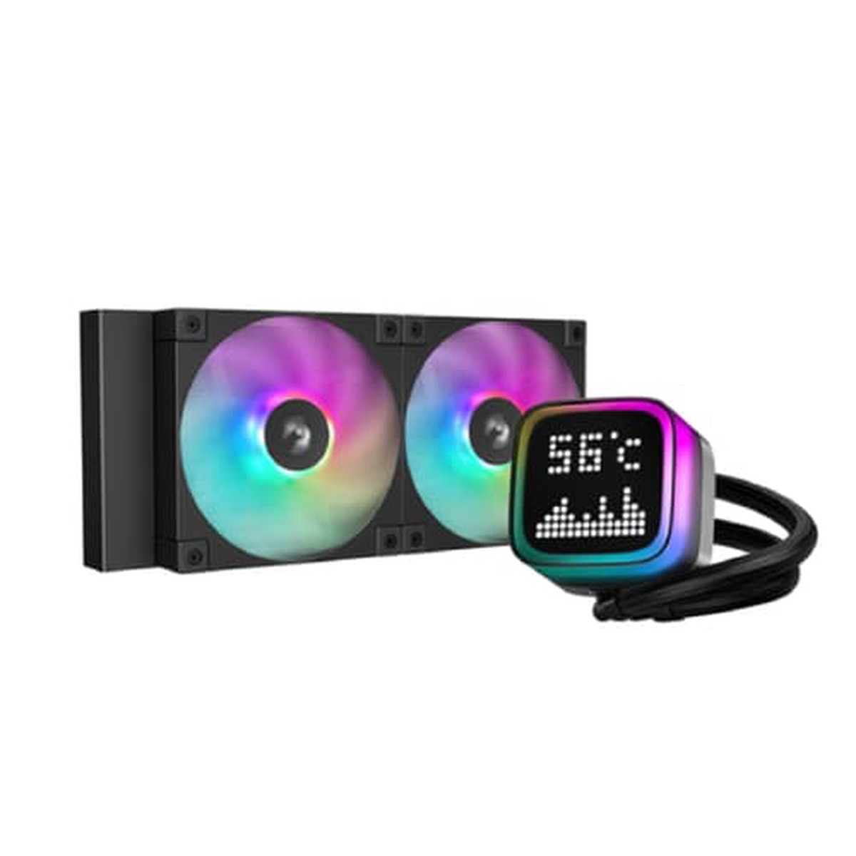 DEEPCOOL LP240 ARGB 240mm CPU Liquid Cooler ( Black )