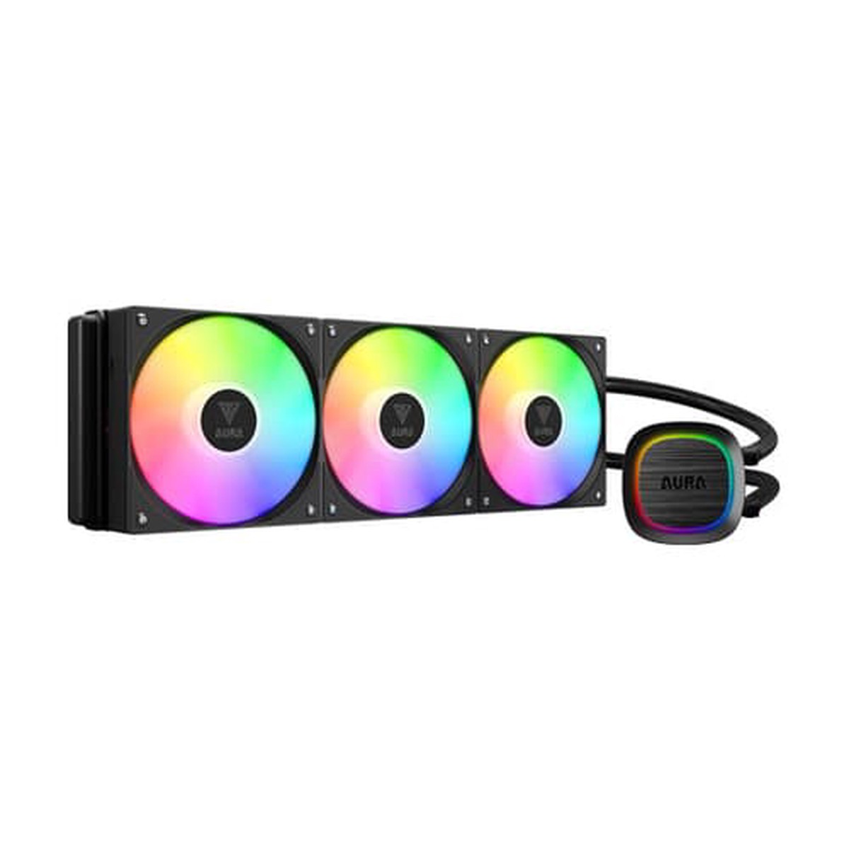 GAMDIAS Aura GL360 V2 ARGB 360mm CPU Liquid Cooler ( Black )