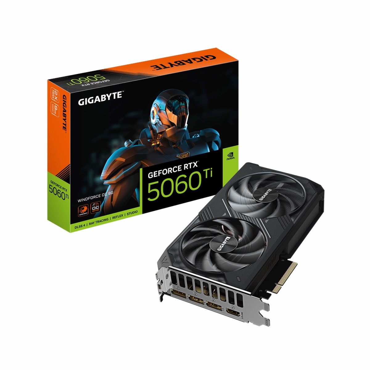 GIGABYTE GeForce RTX 5060 Ti Windforce OC 8GB Nvidia Graphic card