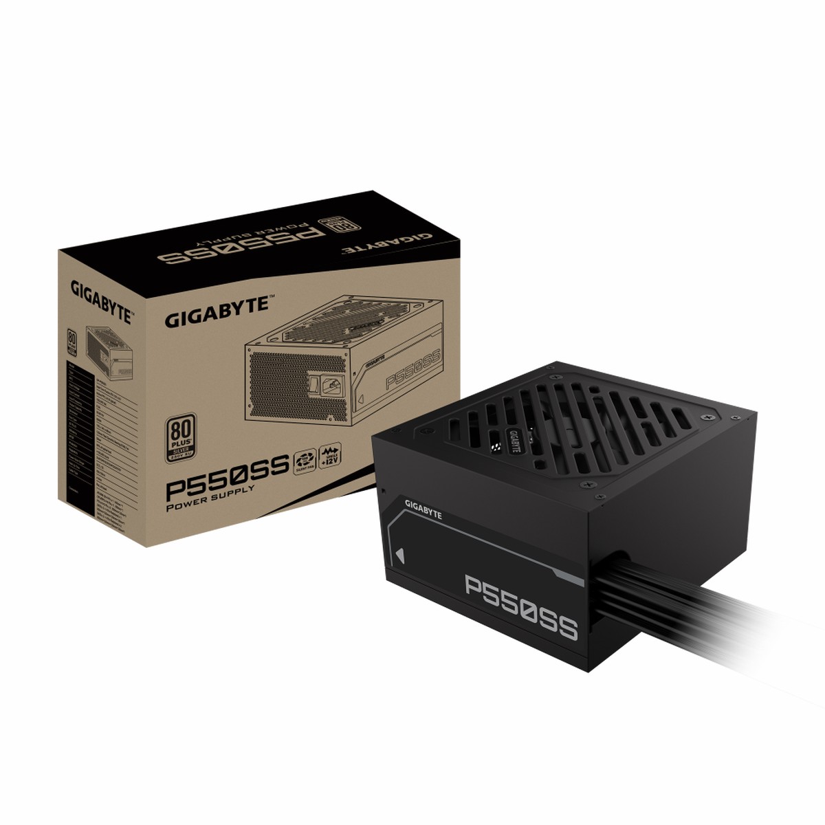 GIGABYTE P550SS 80+ SIlver Non-Modular ATX 3.0 Power Supply ( 550W )