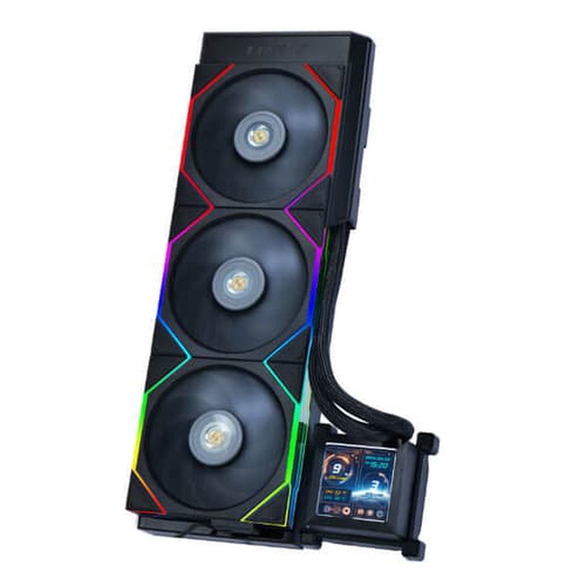 LIAN LI HydroShift LCD 360TL ARGB 360mm CPU Liquid Cooler ( Black )