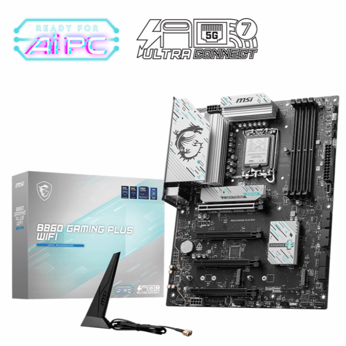 MSI B860 Gaming Plus Wifi DDR5 Intel Motherboard