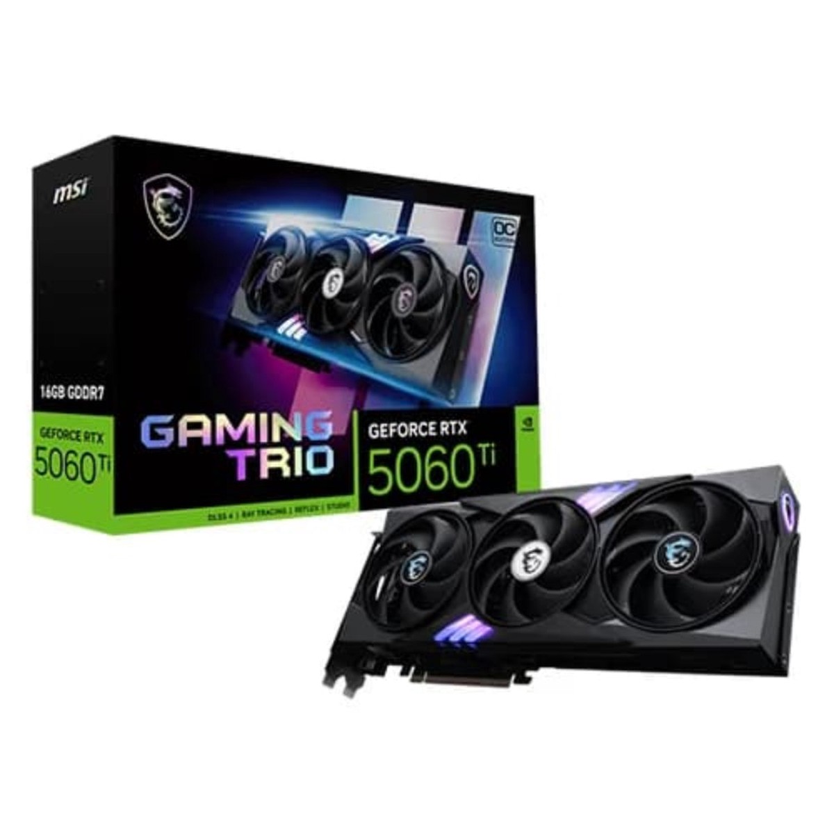 MSI GeForce RTX 5060 Ti Gaming Trio OC 16GB Nvidia Graphic Card