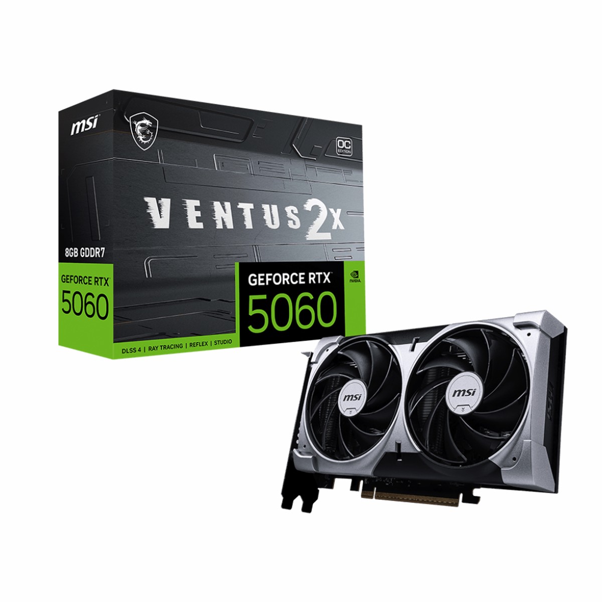 MSI GeForce RTX 5060 Ventus 2X OC 8GB Nvidia Graphic Card