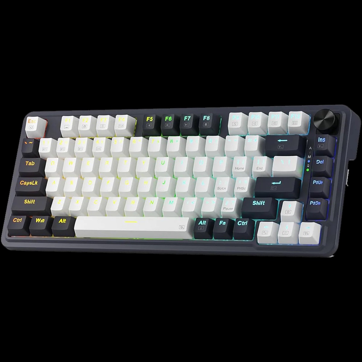 REDRAGON K673 Ucal Pro 75% Mechanical Wireless Gaming Keyboard ( Abyssal Blue ) ( Linear Red Switches )
