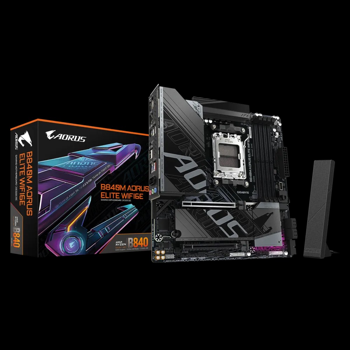 GIGABYTE B840M Aorus Elite WIFI6E AMD Motherboard