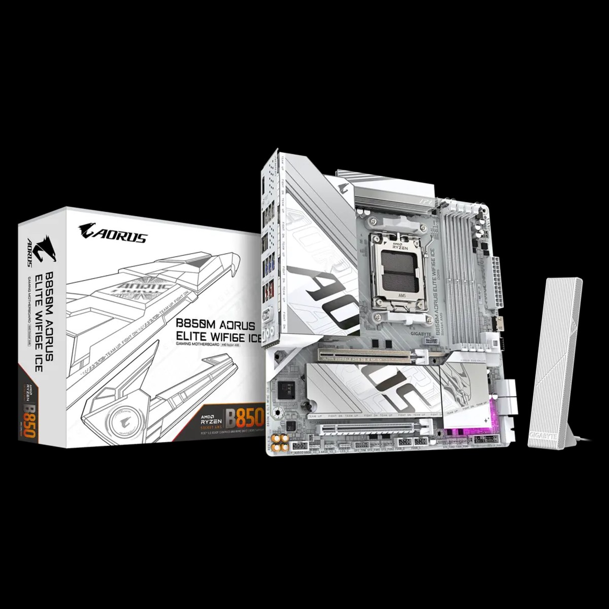 GIGABYTE B850M Aorus Elite Wifi6E ICE DDR5 AMD Motherboard