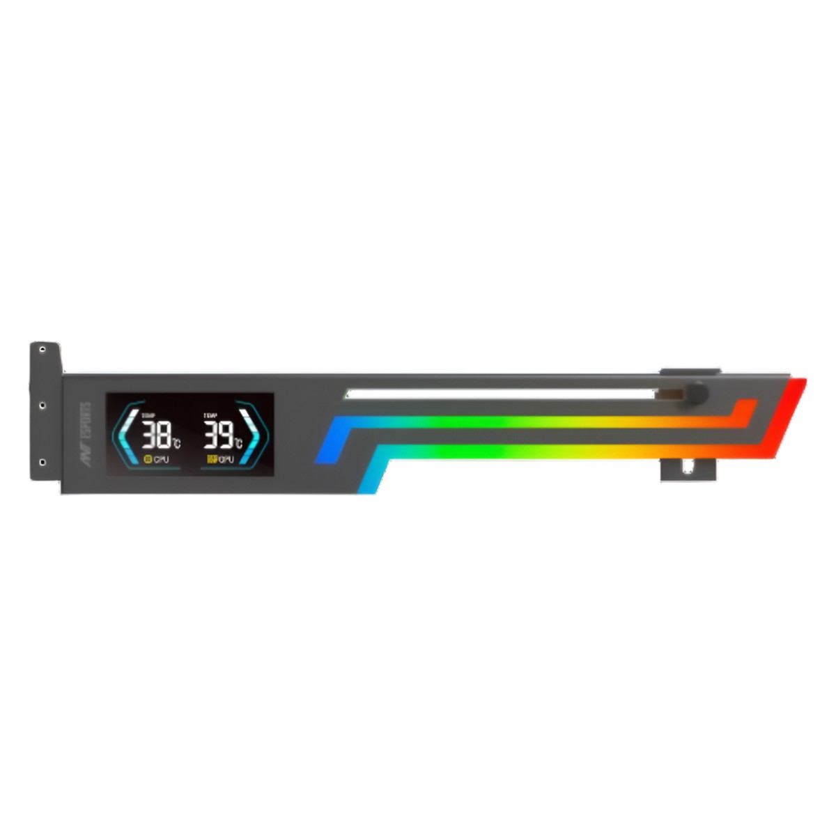 ANT ESPORTS GCB200 Digital ARGB Graphic Card Holder ( Black )