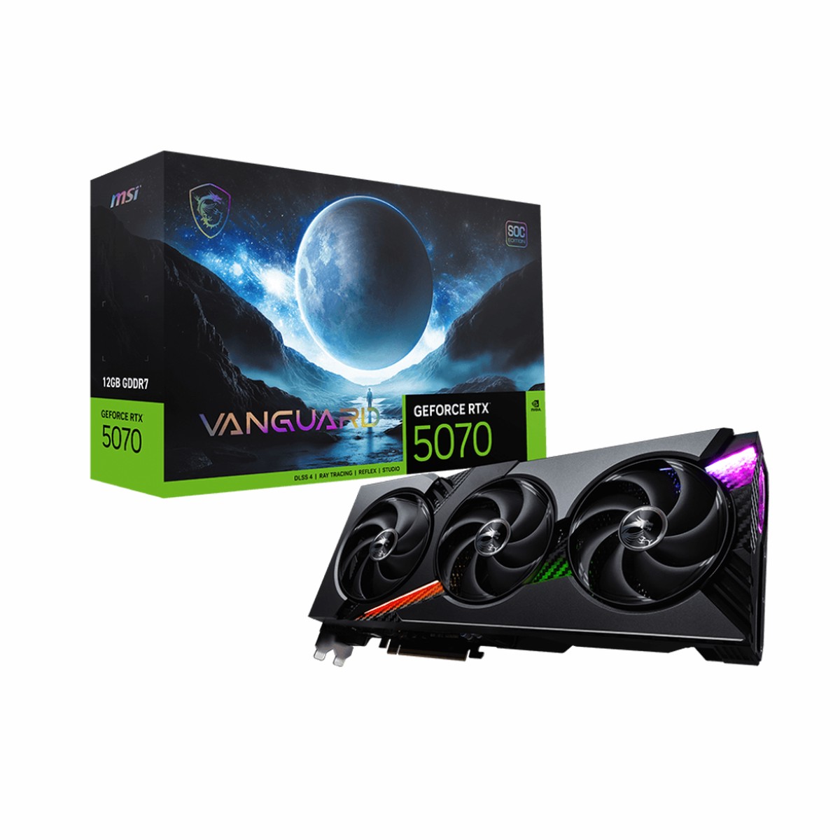 MSI GeForce RTX 5070 Vanguard SOC 12GB Nvidia Graphic Card