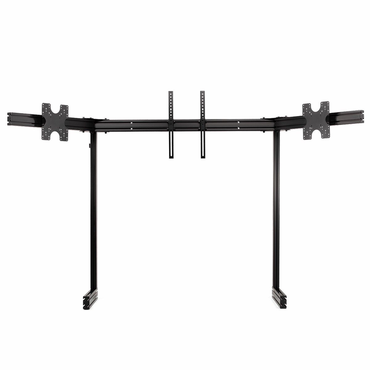NEXT LEVEL RACING Elite Free Standing Triple Monitor Stand Black Edition NLR-E036