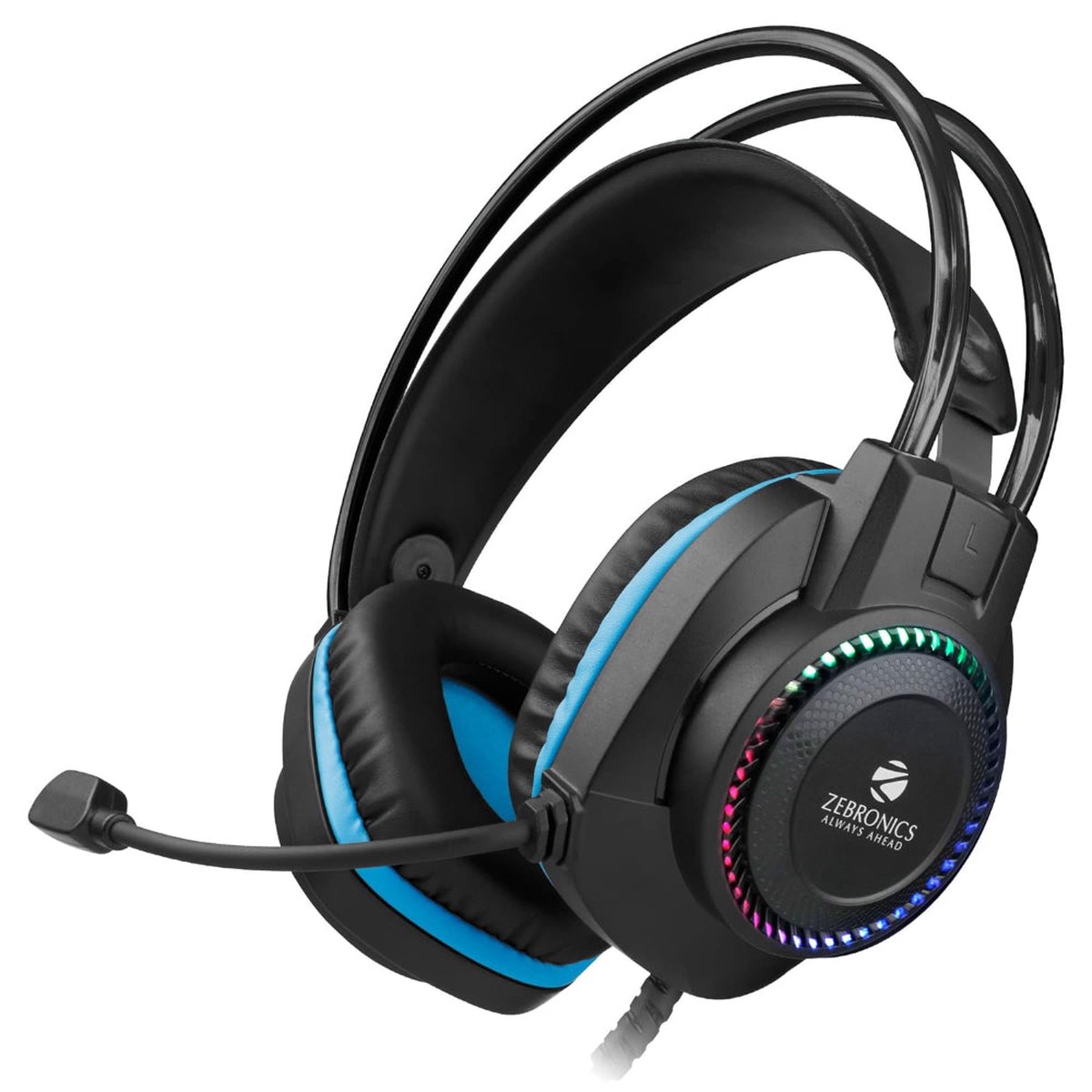 ZEBRONICS Jet Premium Wired 3.5mm Gaming Headphone ( Black )