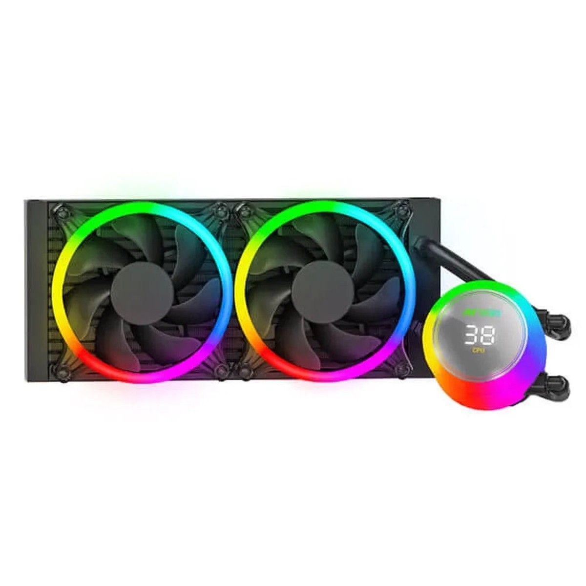 ANT ESPORTS Ice Chroma 240 ARGB 240mm CPU Liquid Cooler ( Black )