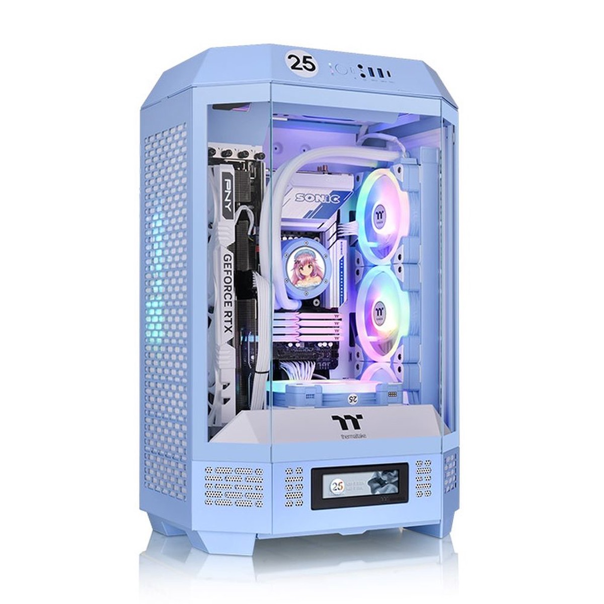 THERMALTAKE Tower 300 MATX Micro Tower Cabinet ( Hydrangea Blue )