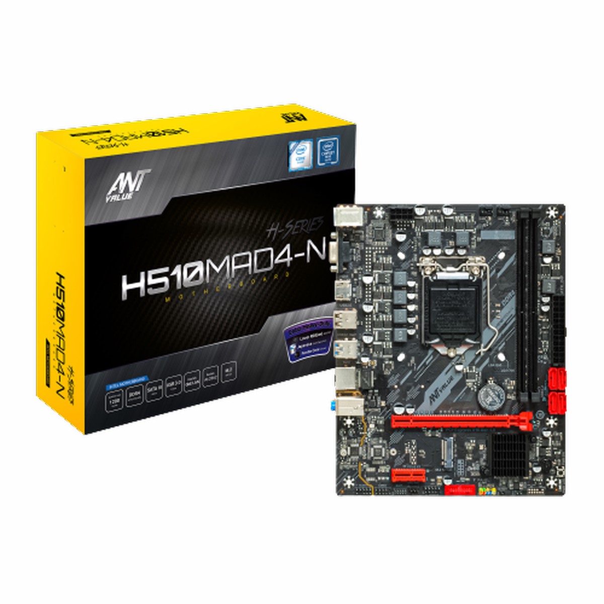 ANT VALUE H510MAD4-N DDR4 Intel Motherboard