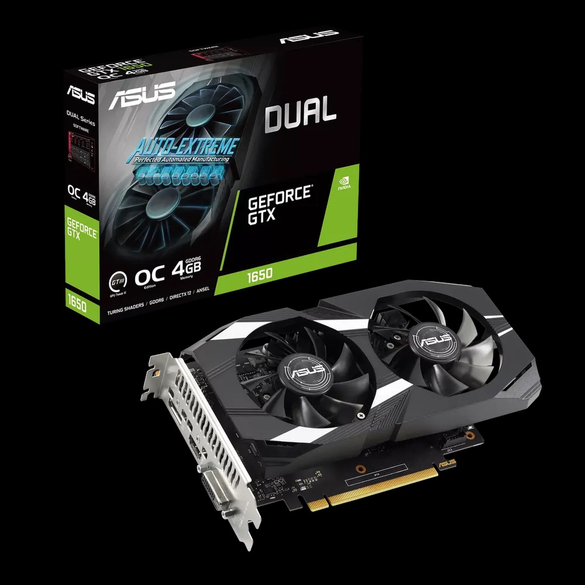 ASUS Dual GeForce GTX 1650 P V2 Gaming OC Edition 4GB Nvidia Graphic Card