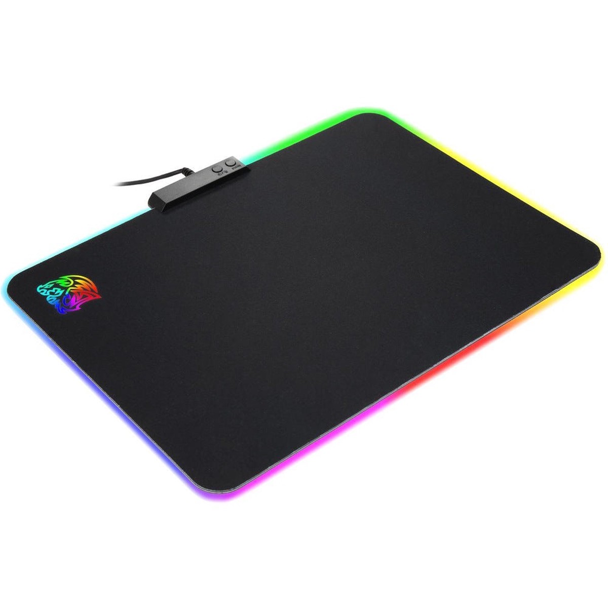 THERMALTAKE Argent RGB Medium Cloth Edition Black Mousepad