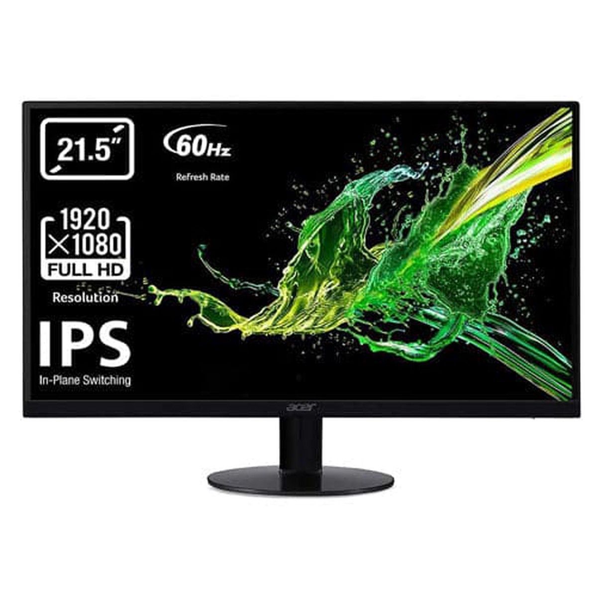 ACER SA220Q 22 Inch FHD 75Hz IPS Panel AMD FreeSync Gaming Monitor