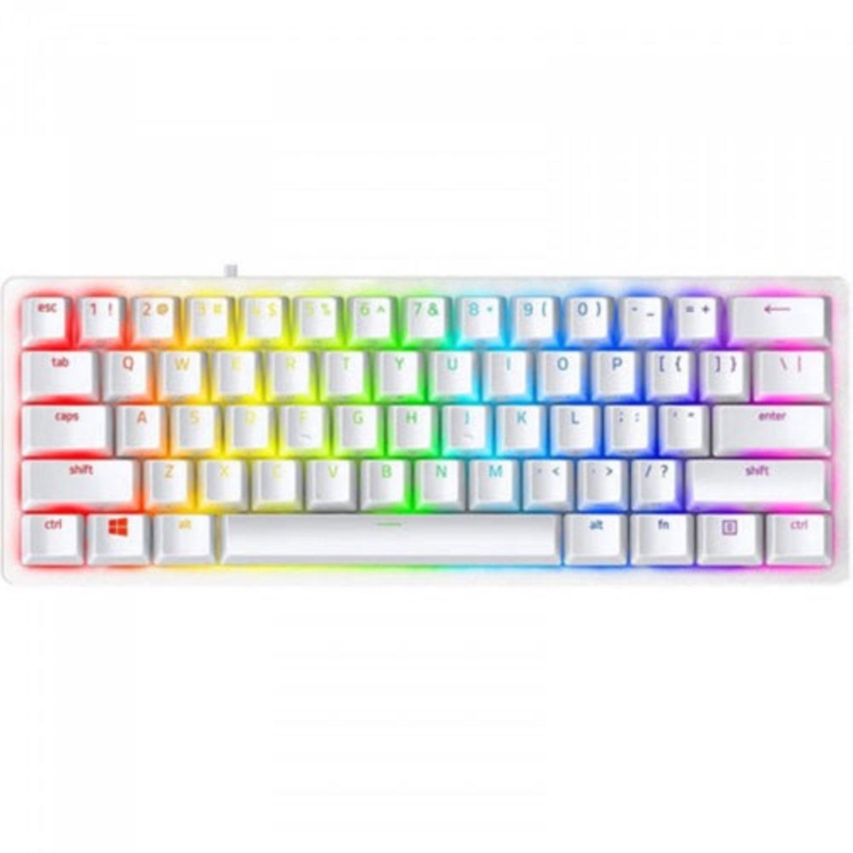 RAZER Huntsman V3 Pro Mini RGB Analog Optical Gaming Keyboard (White) ( Analog Switch )