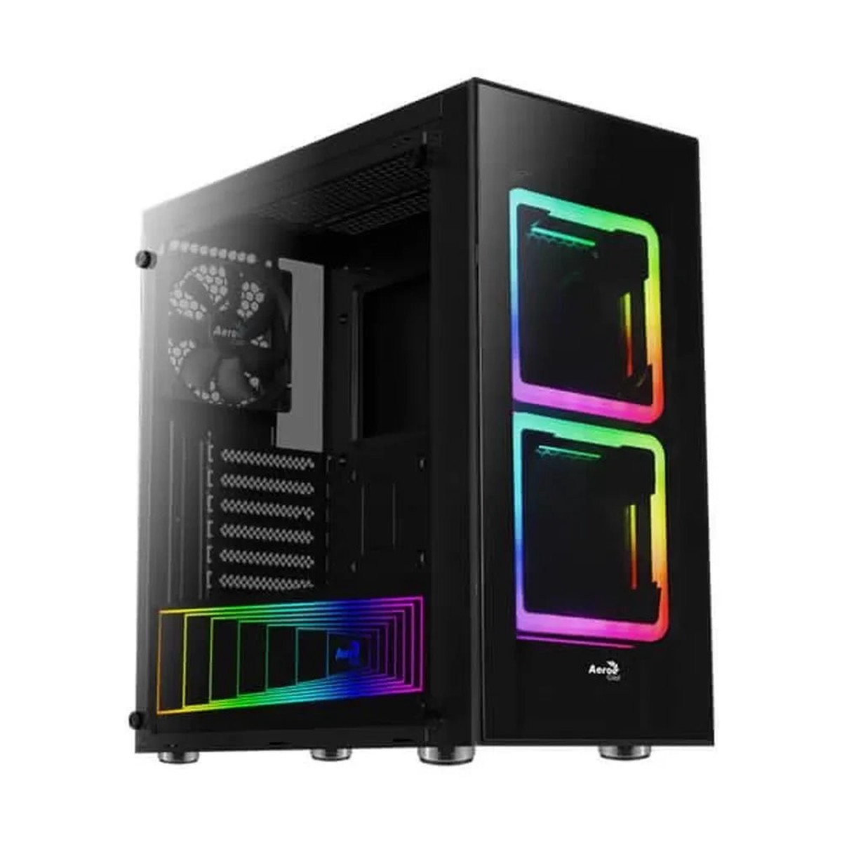 AEROCOOL Tor ARGB ATX Mid Tower Cabinet (Black)