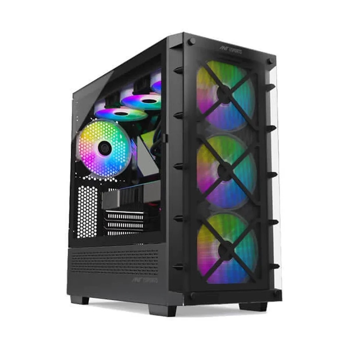 ANT ESPORTS ICE-5000 RGB EATX Mid Tower Cabinet (Black)