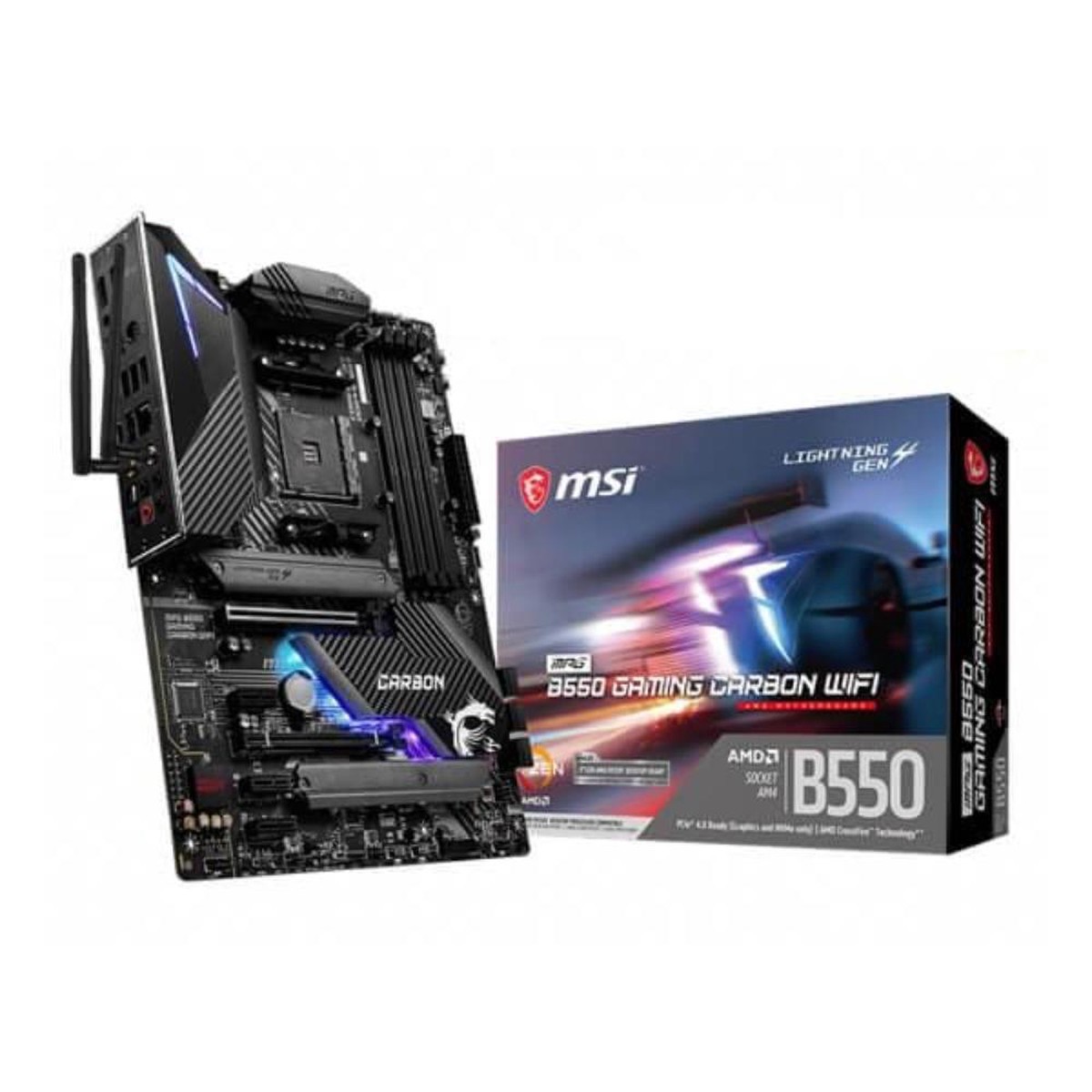 MSI MPG B550 Gaming Carbon Wifi DDR4 AMD Motherboard