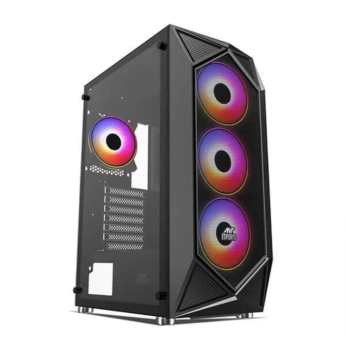 ANT ESPORTS ICE-150TG Mesh ATX Mid Tower Cabinet (Black)