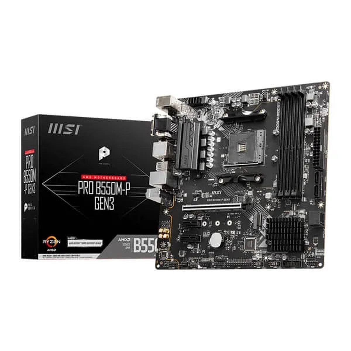 MSI Pro B550M-P Gen 3 DDR4 AMM Motherboard