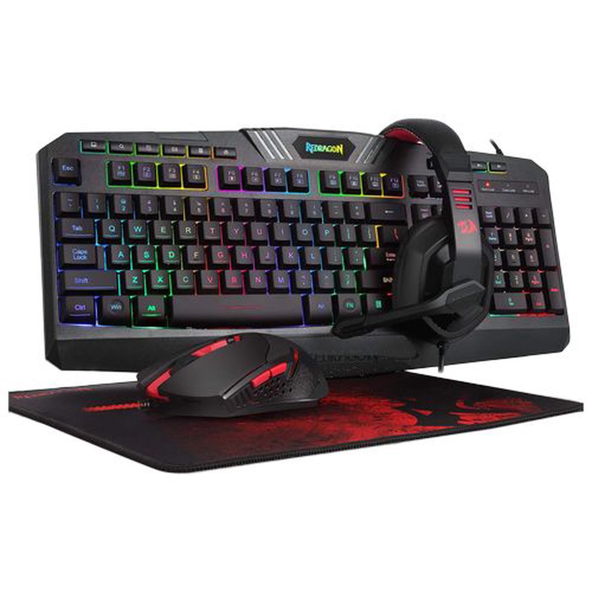 REDRAGON S101-BA Full Size Membrane Wired Gaming Keyboard ( Black )
