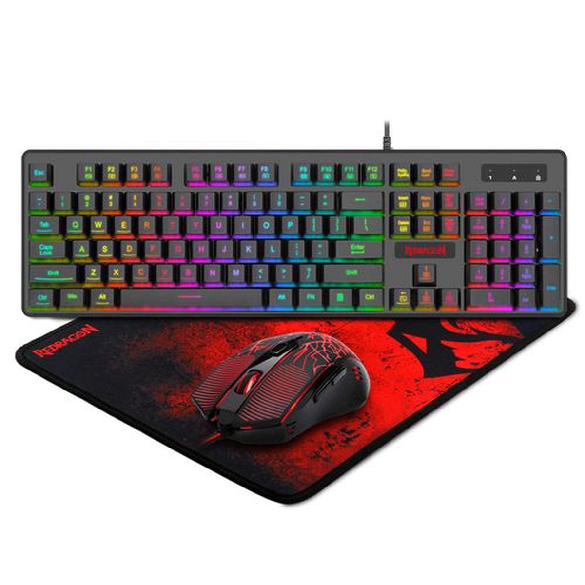 REDRAGON S107 K509 Full Size Semi Mechanical Wired Gaming Keyboard ( Black )