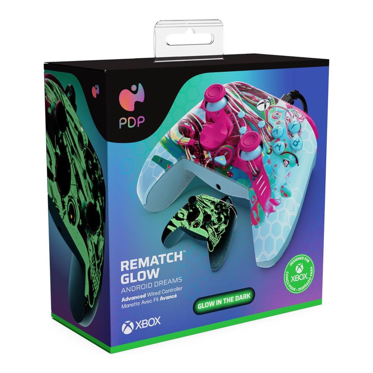 PDP REMATCH Wired Xbox Gaming Controller – Android Dreams 049-023-ADDM