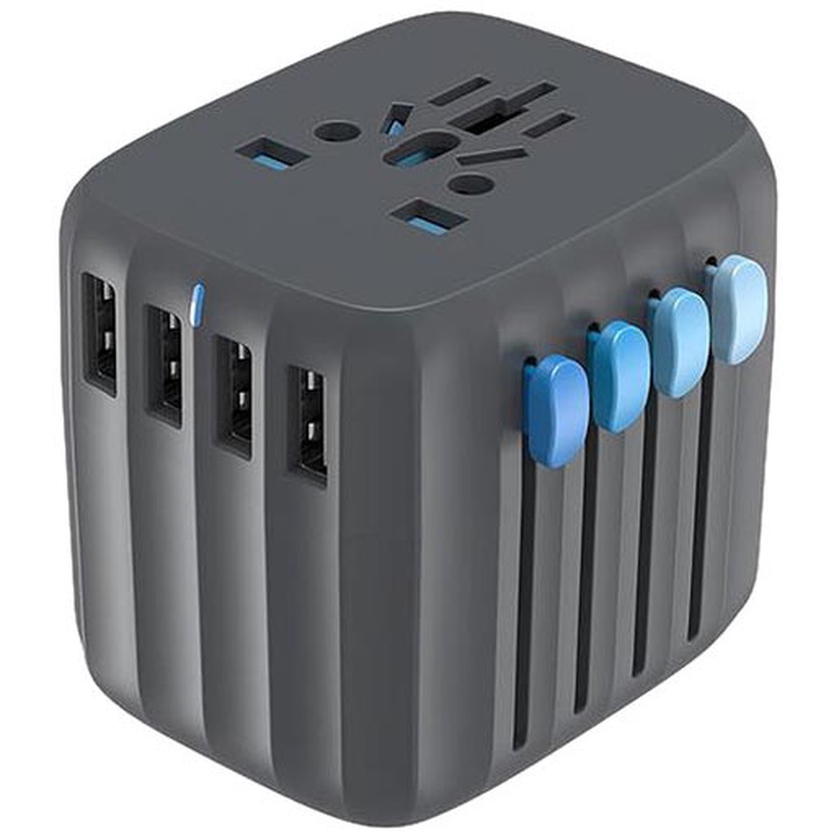 ZENDURE Passport Global Travel Plug Adapter with Auto-Resetting Fuse